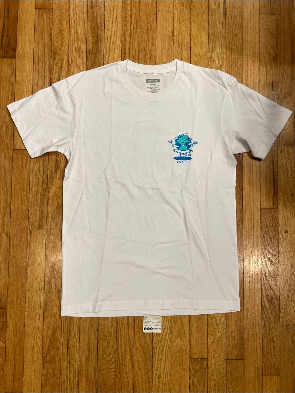 Stance White Short Sleeve Graphic Tee